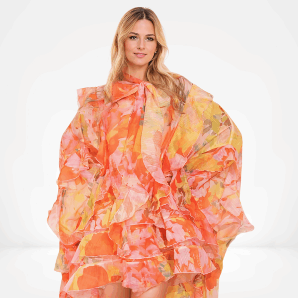 Coral Daybreak Gown - Image 2