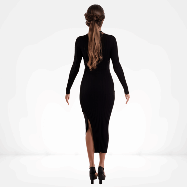 Ébène Envoûtante Midi Dress - Image 3