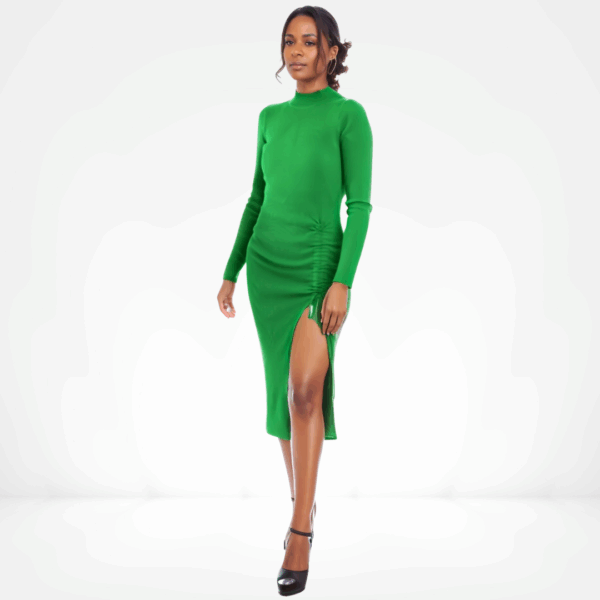 Emerald Élan Midi Dress - Image 2