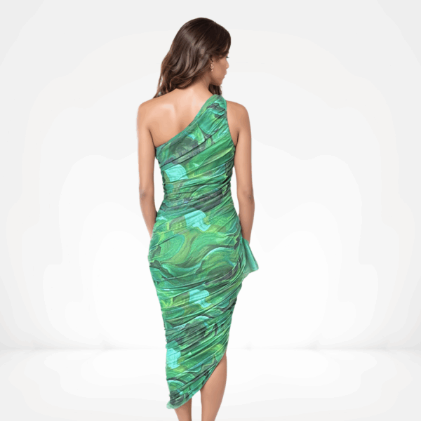 Jade Mirage Dress - Image 2