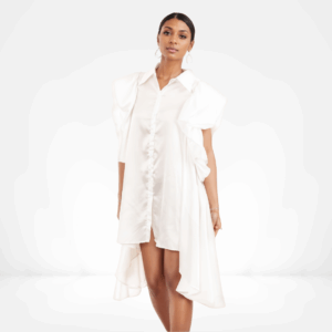 Lumière Cascade Shirt Dress