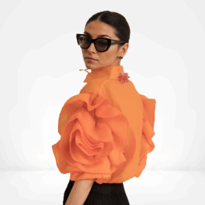 Tangerine Rhapsody Blouse